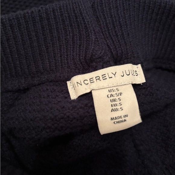 Sincerely Jules wide leg waffle knit textured pants S - Picture 5 of 5